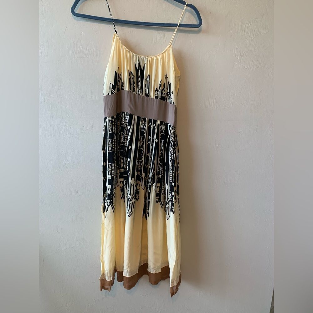 Vena Cava City Skyline Dress size 4 silk Gossip Girl